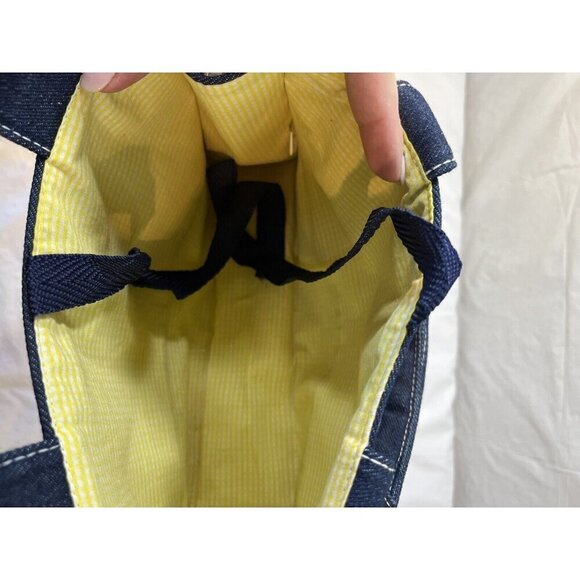 Giorgio Beverly Hills Blue Denim Mini Tote Bag - Picture 12 of 13